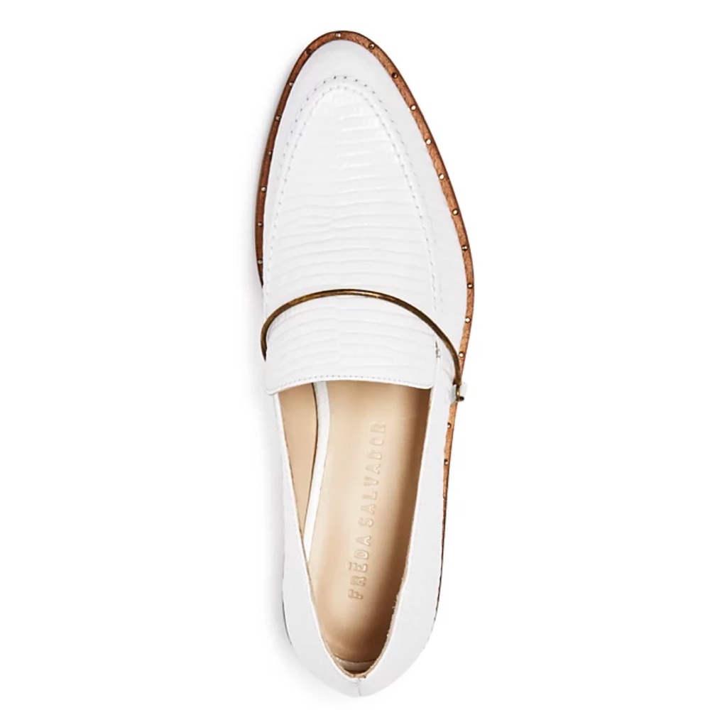 Freda Salvador Light Halo Loafers - White Size 7